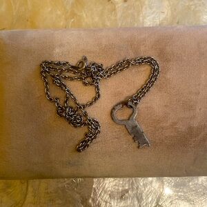 Vintage heart key necklace